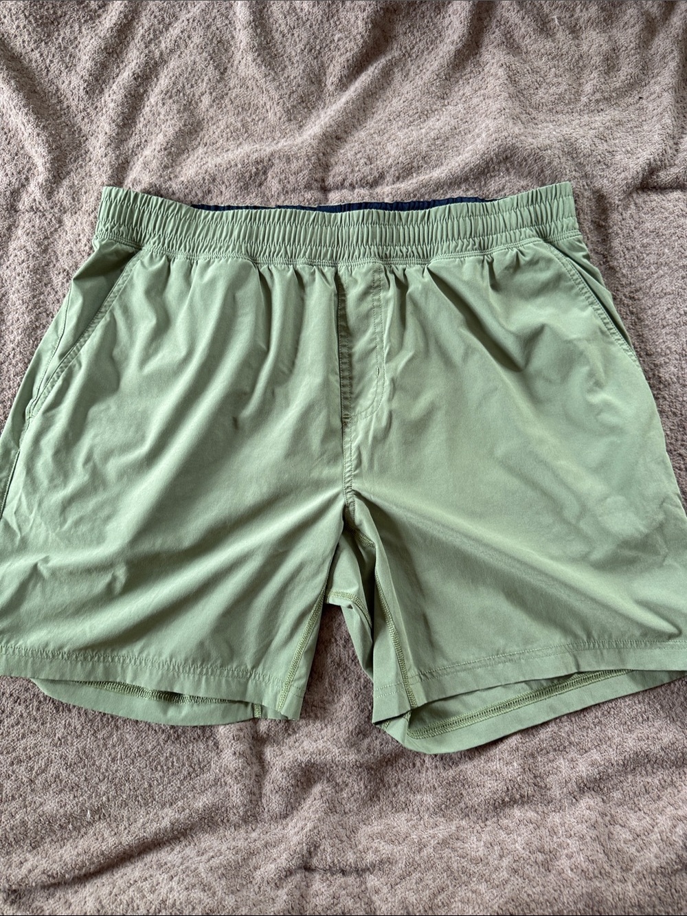 RHONE Men's Athletic Shorts in Light Green